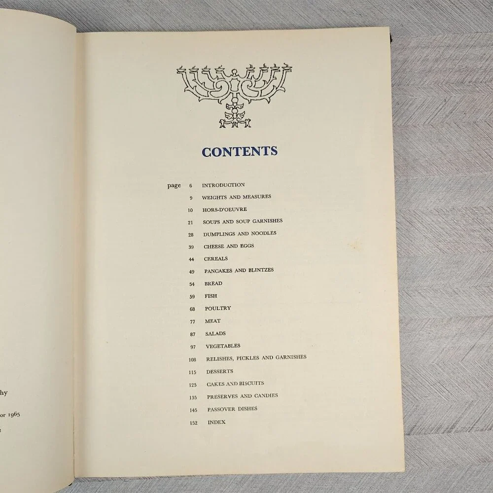 Jewish Cooking For Pleasure Molly Lyons Bar-David Vintage Hardcover Cookbook